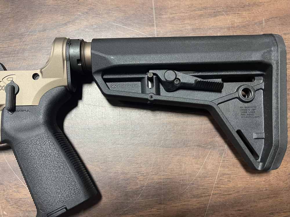 Aero Precision M4E1 Complete AR-15 Lower Receiver FDE – Magpul Stock & Grip-img-3