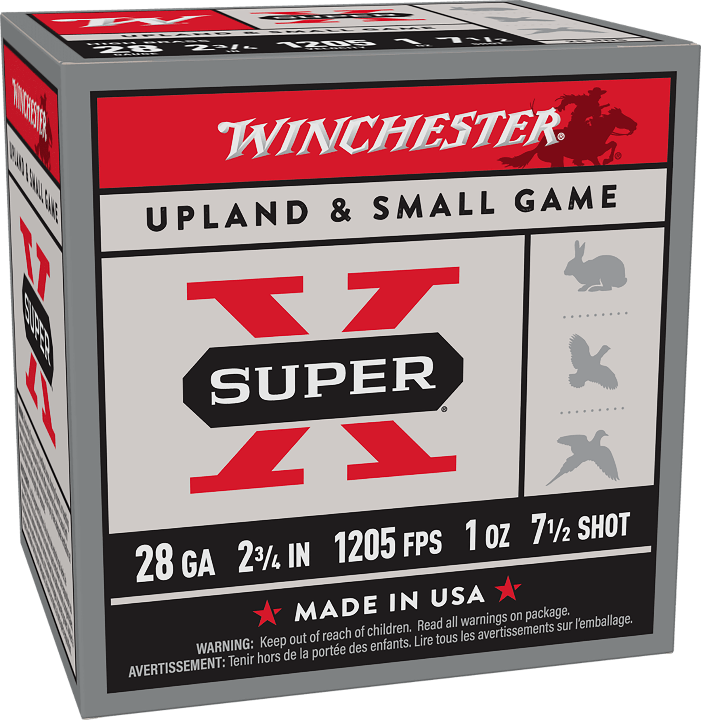 Winchester Ammunition Ammo X28H7 Super X Heavy Game Load High Brass 28 Gaug-img-0