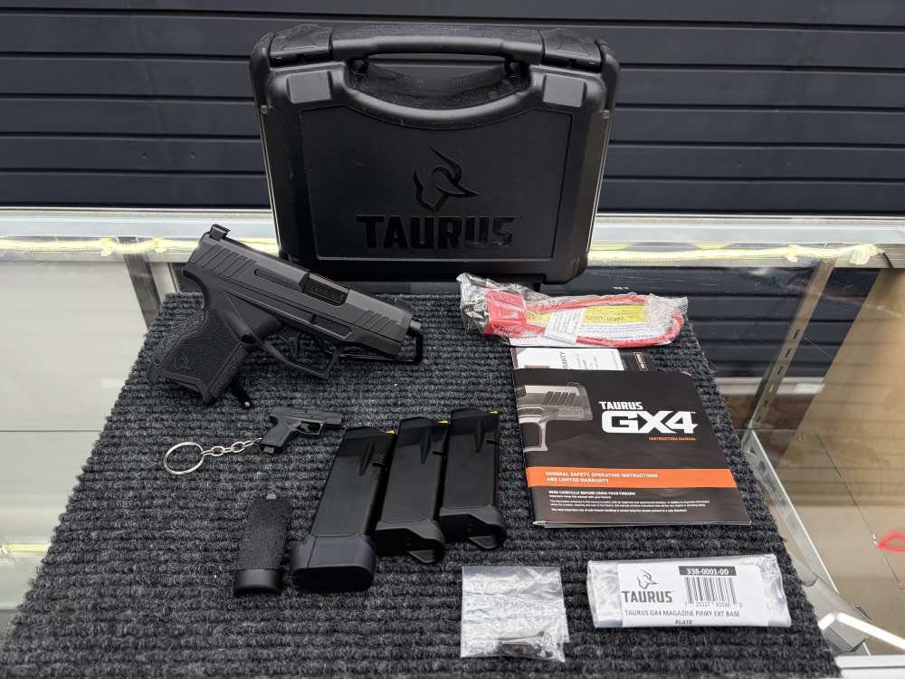 TAURUS GX4 9MM – PRE-OWNED / NEVER FIRED – LAKELINE BARREL & NIGHT SIGHTS-img-0