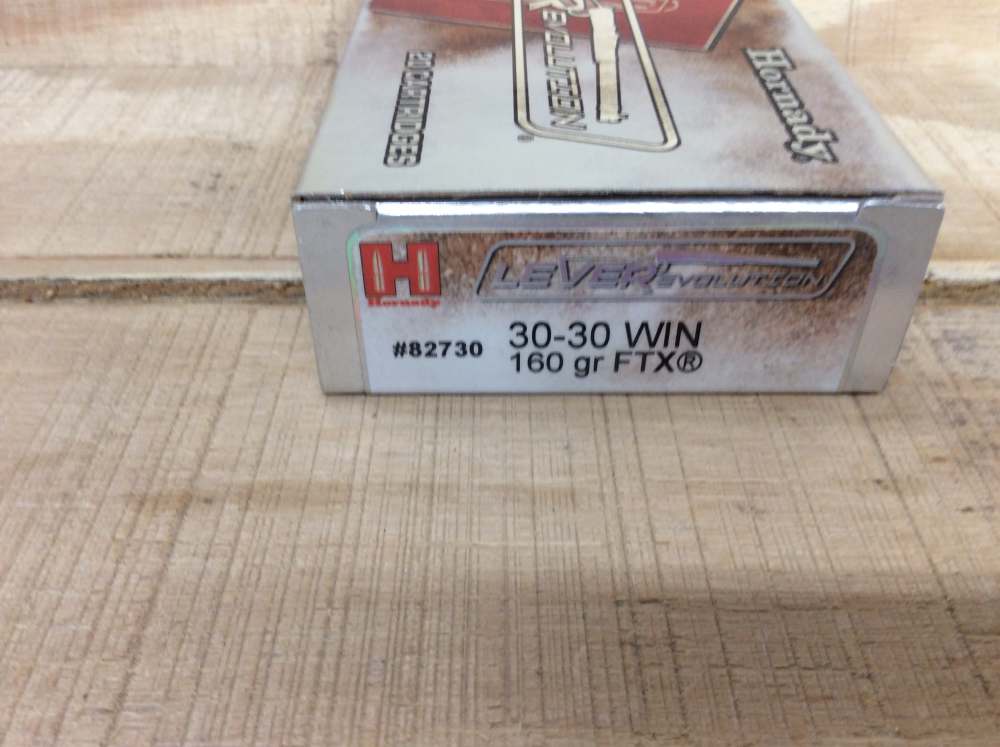 Hornady LEVERevolution .30-30 Winchester 160 Grain FTX – Medium & Large Gam-img-0