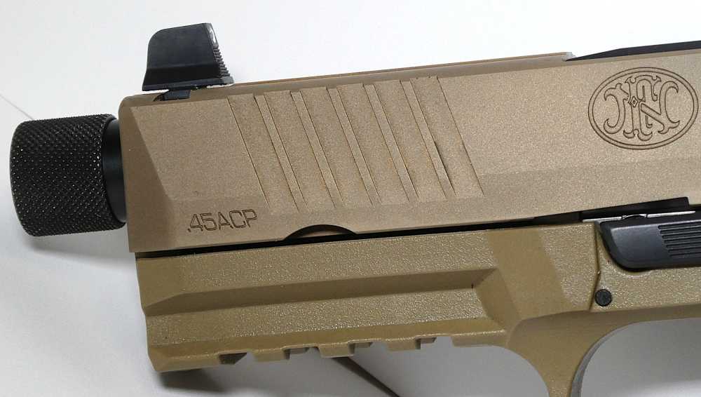 FN 545 Tactical Flat Dark Earth .45 ACP 4.7" Barrel Pistol w/1-Mag & Case-img-3