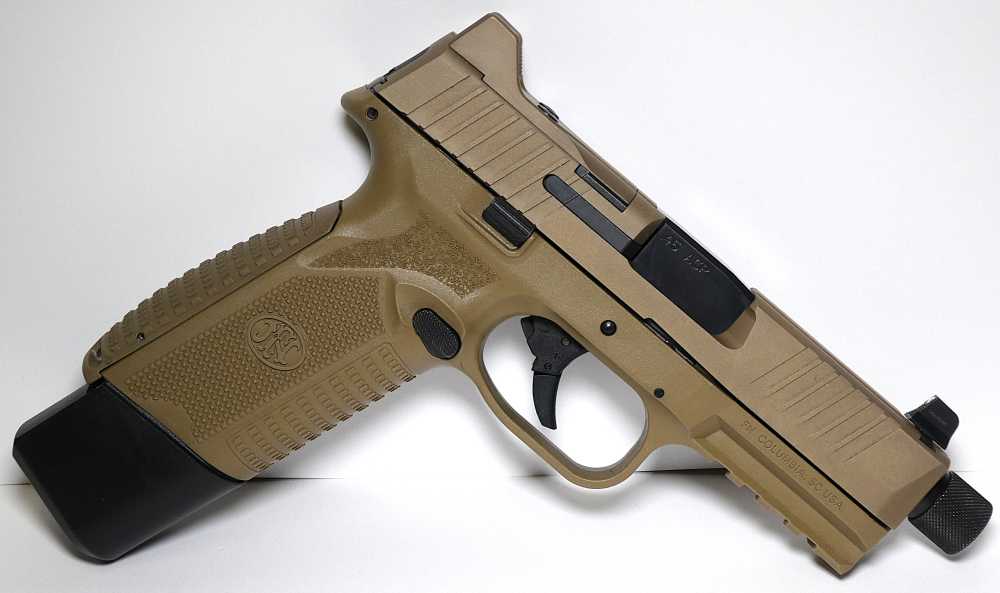 FN 545 Tactical Flat Dark Earth .45 ACP 4.7" Barrel Pistol w/1-Mag & Case-img-9