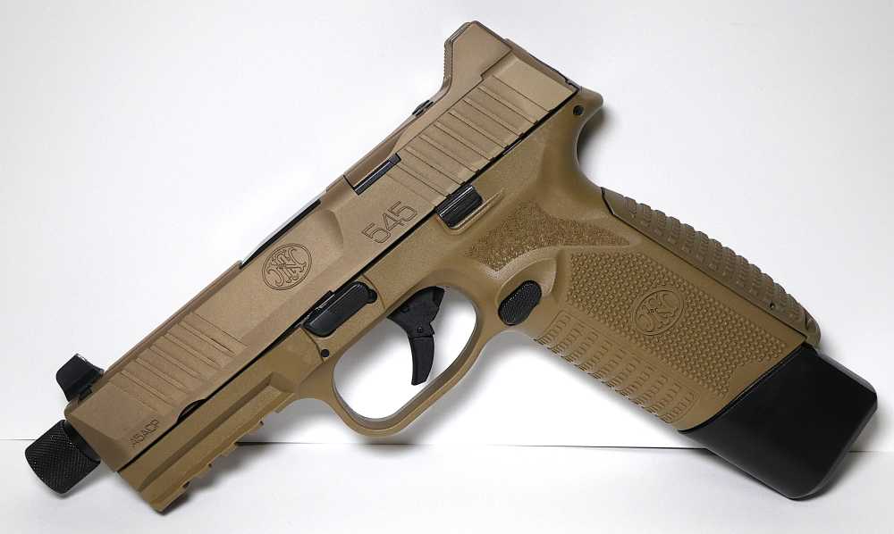 FN 545 Tactical Flat Dark Earth .45 ACP 4.7" Barrel Pistol w/1-Mag & Case-img-2