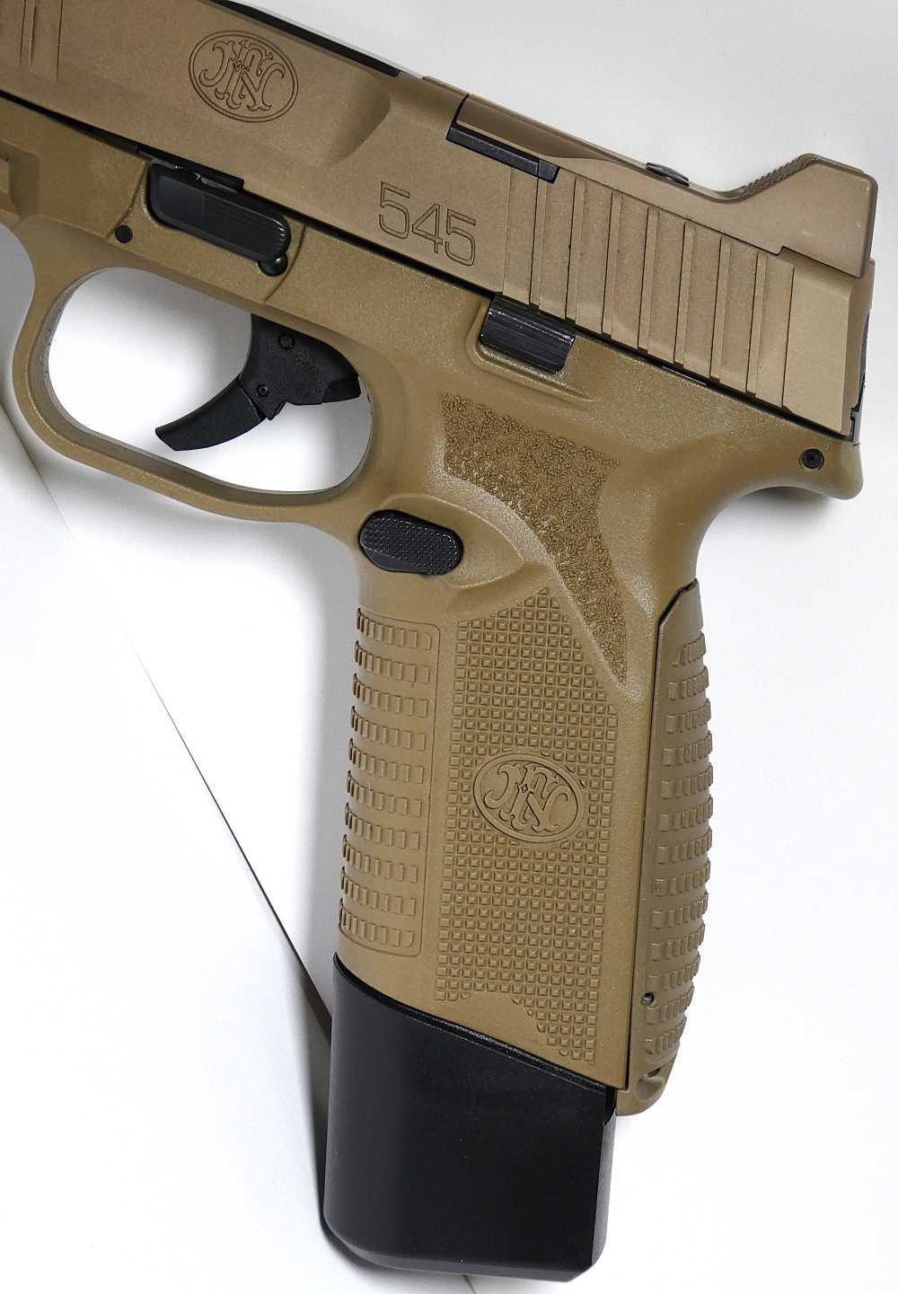 FN 545 Tactical Flat Dark Earth .45 ACP 4.7" Barrel Pistol w/1-Mag & Case-img-7
