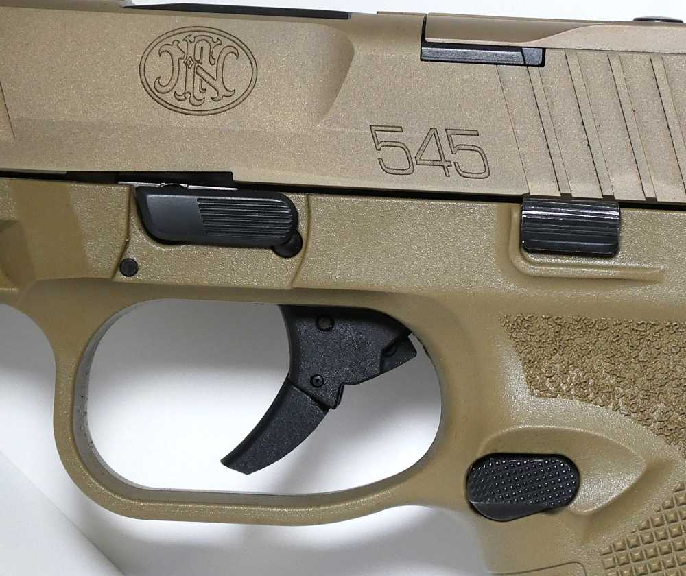 FN 545 Tactical Flat Dark Earth .45 ACP 4.7" Barrel Pistol w/1-Mag & Case-img-6
