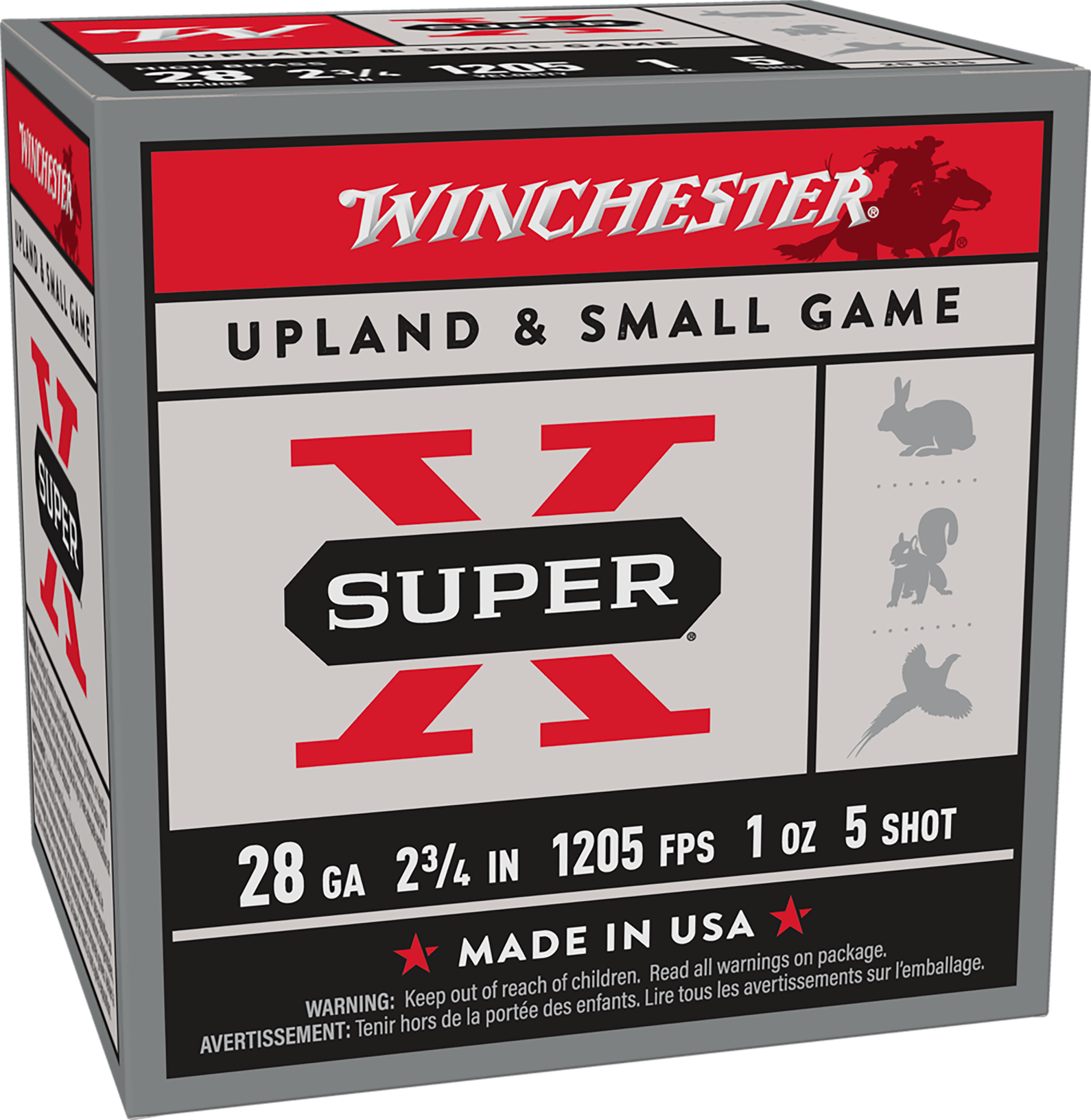 Winchester Ammunition Ammo X28H5 Super X Heavy Game Load High Brass 28 Gaug-img-0