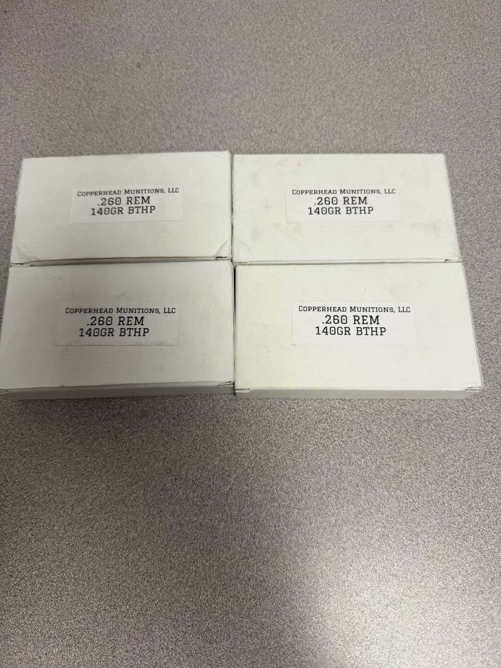80 Rounds of Copperhead Munitions, 260 Rem, 140 GR BTHP-img-0