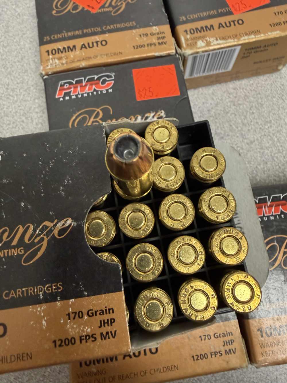 175 Rounds of PMC Bronze, 10mm, Jacketed Hollow Point (JHP), 170 GR-img-3