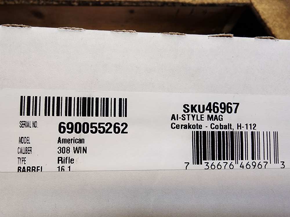 NEW! RUGER AMERICAN GENERATION 2 SCOUT .308 WINCHESTER 16 THREADED GREEN II-img-1