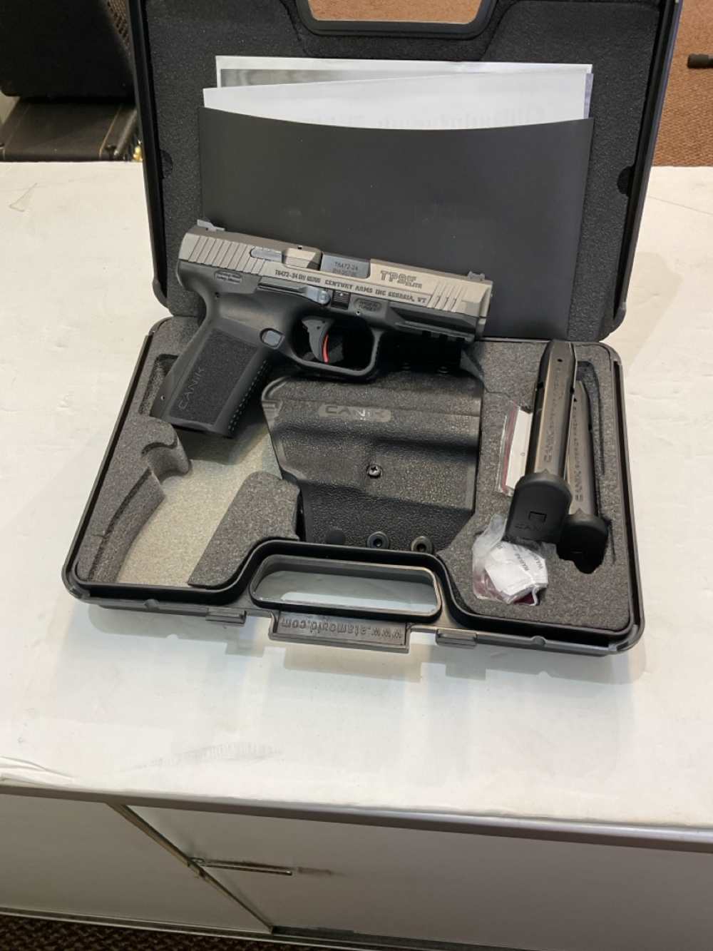 Canik TP9SF Elite Semi Auto Pistol - 9mm, 4" Barrel, 2 Mags., Extras-img-0