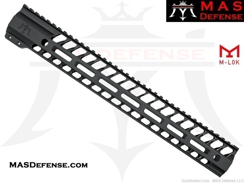 MAS DEFENSE AR-15 15" NERO M-LOK FREE FLOAT - BLACK-img-0