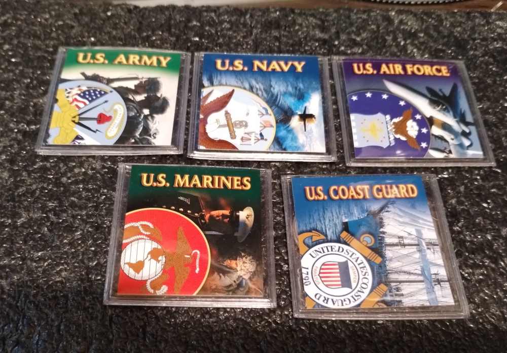 Military Service Painted Quarters Set-img-1