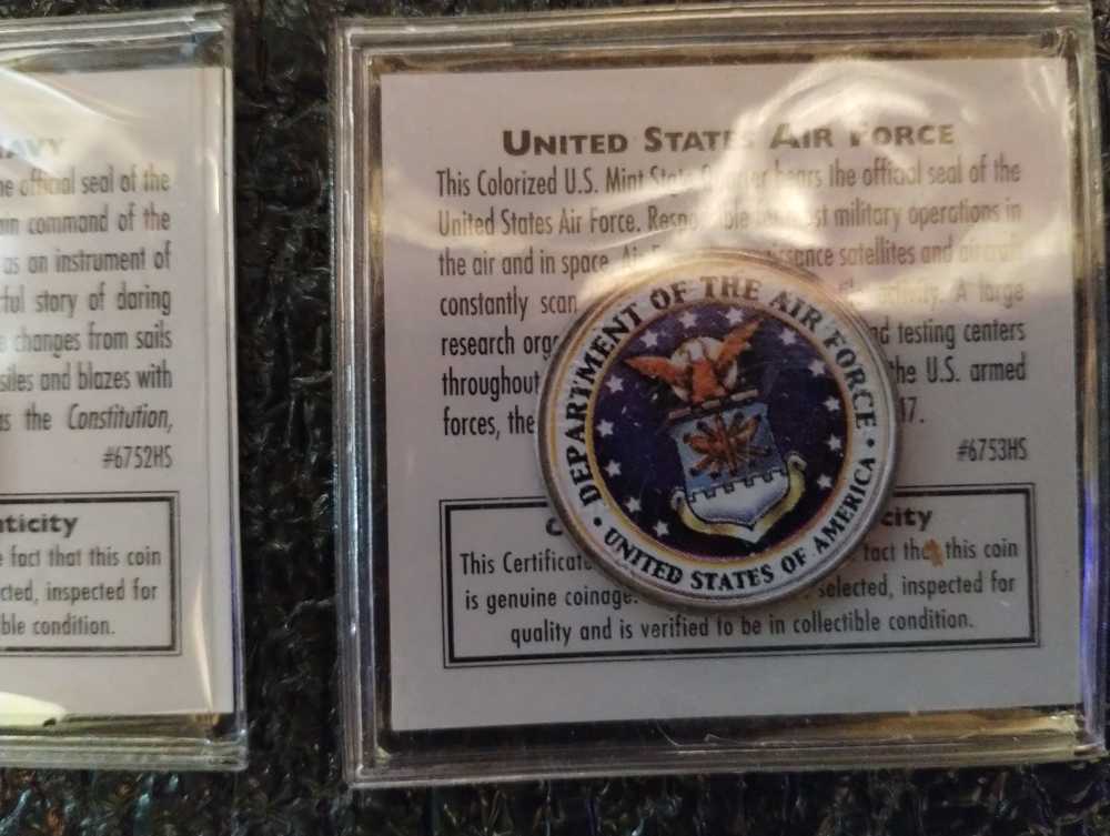 Military Service Painted Quarters Set-img-5