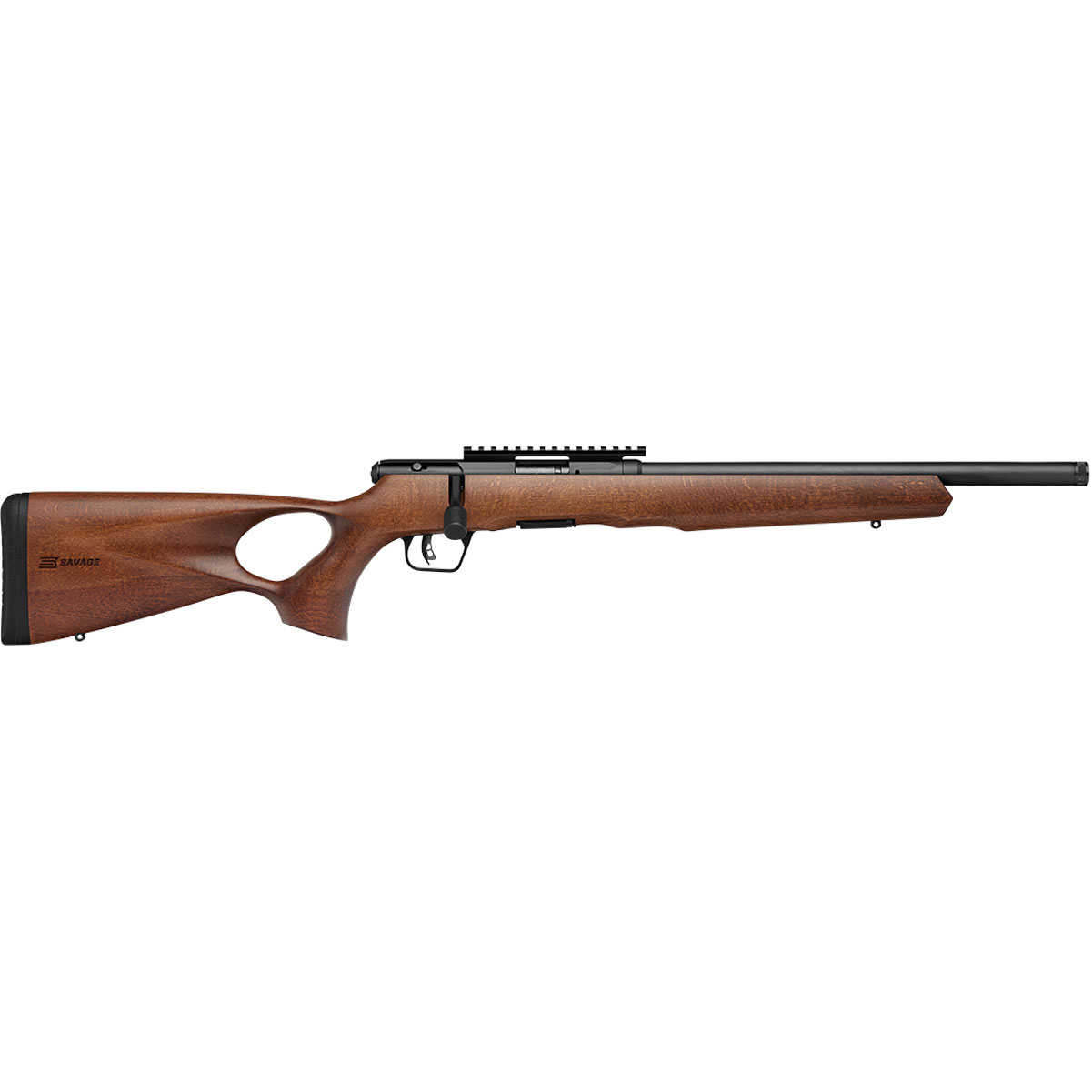 SAVAGE B22 Timber Thumbhole 22 WMR 16.5in 10rd Bolt-Action Rifle (70517)-img-1