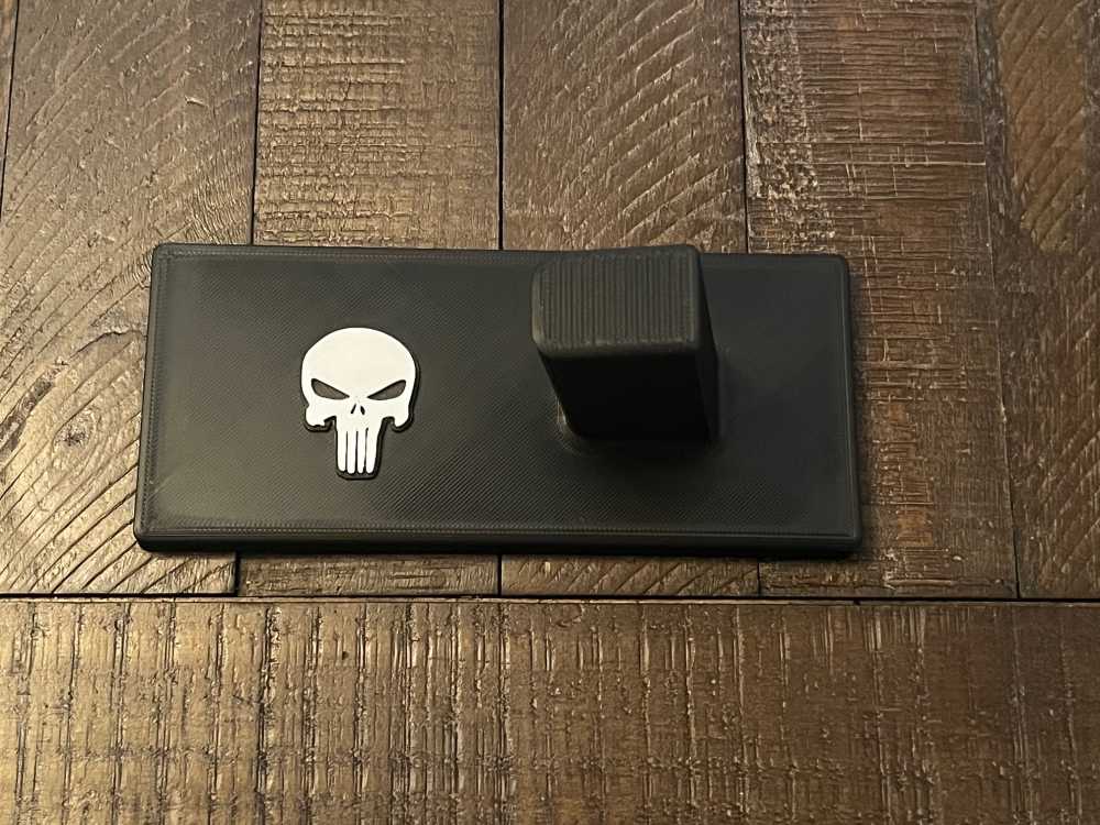 Punisher Themed Glock Pistol Stand - Custom 3D Printed Display-img-1