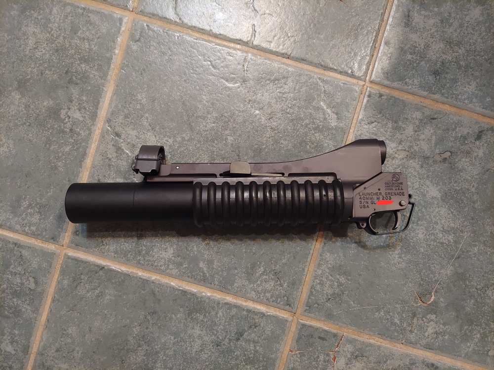 NOS Colt M203 grenade launcher 37mm knights Armament -img-0
