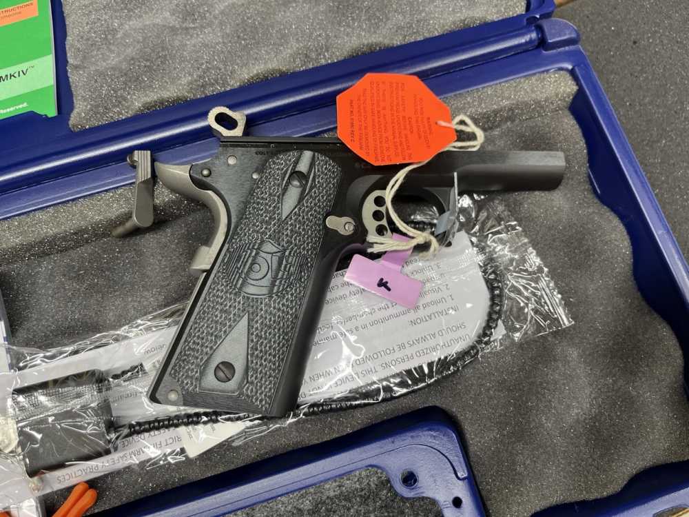 Colt Gold Cup 1911 Frame Blued Series 70 NEW 45 AUTO Complete -img-2