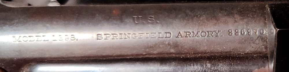 Springfield Model 1898 Krag Sporter .30-40 Krag Redfield Peep Walnut-img-1