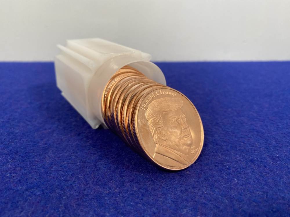 (20) Trump 47th President 1oz PURE COPPER Full Tube *20 Ounces* COLLECTABLE-img-3