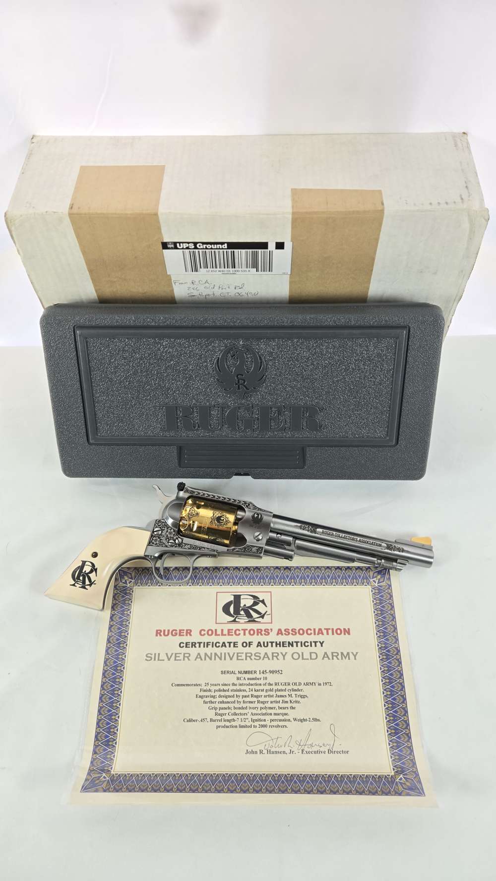 Ruger Collector's Association Old Army Silver Anniversary -img-0