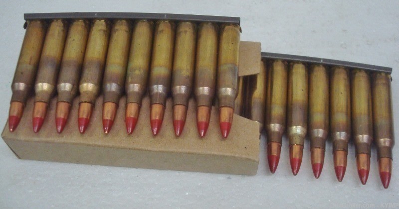 30 rounds LAKE CITY 5.56 FMJ 55 grain brass Red TRACER M196 Ammunition-img-9