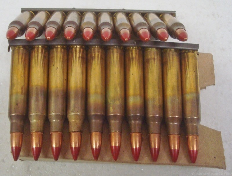 30 rounds LAKE CITY 5.56 FMJ 55 grain brass Red TRACER M196 Ammunition-img-5