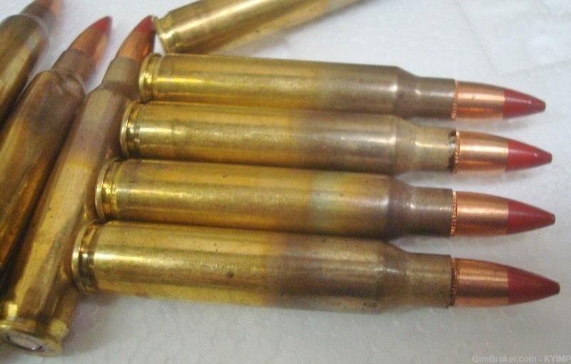 30 rounds LAKE CITY 5.56 FMJ 55 grain brass Red TRACER M196 Ammunition-img-2
