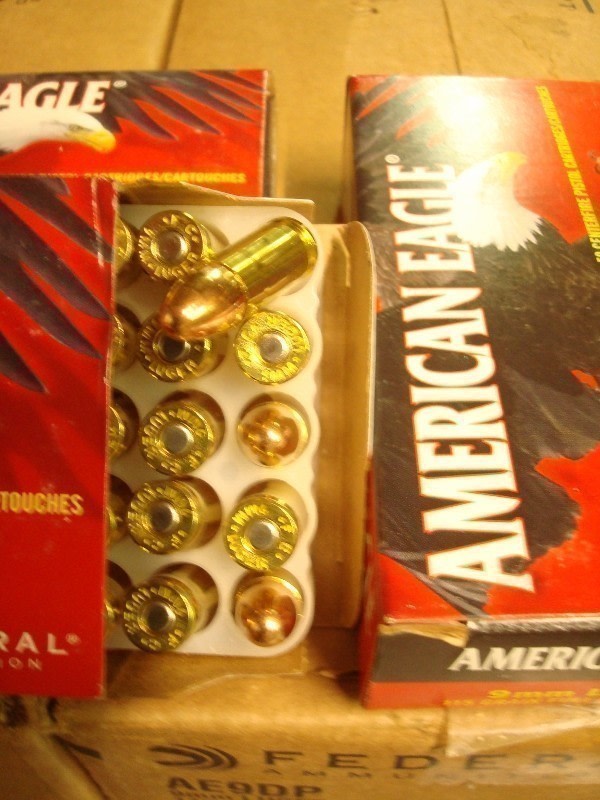 1000 Federal 9mm 115 grain AE9DP FMJ 9 mm New Ammunition-img-2