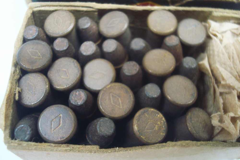27 WESTERN 25 Stevens 65 grain Lubaloy NOS brass ammunition-img-6