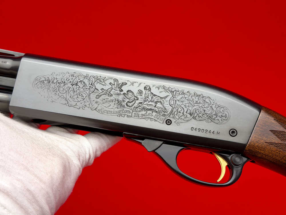 2003 FACTORY ENGRAVED LIMITED EDITON REMINGTON 870 .410 BORE SHOTGUN -img-14