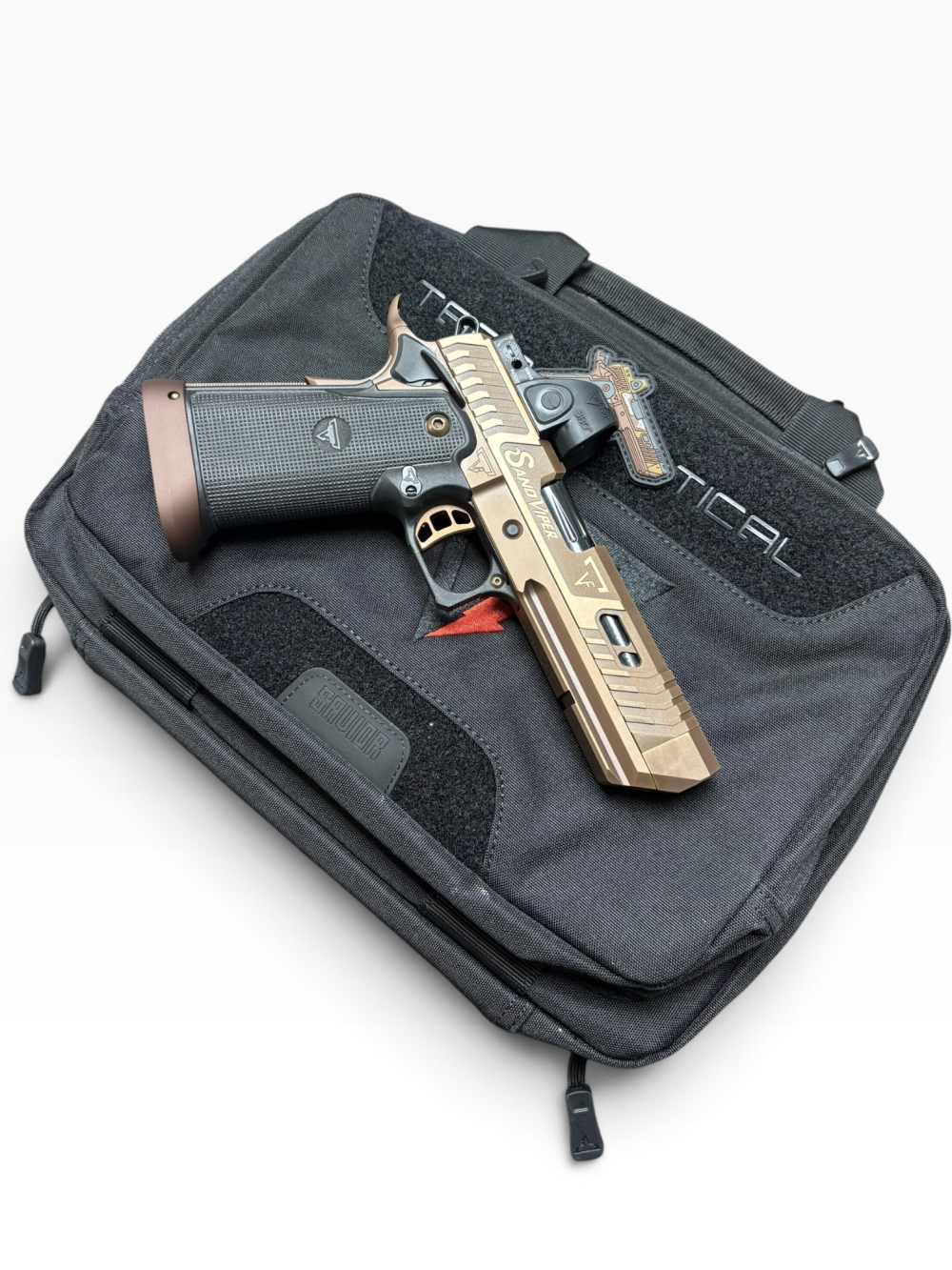 SAND VIPER SOLID NEW PHANTOM GRIP BLACK CONTROLS Taran Tactical 9mm 2011-img-3