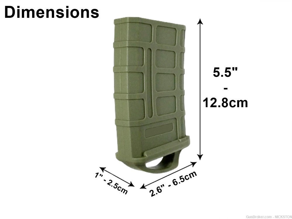 1 Green Rubber Sleeve for AR15 M4 .223 .300blk 5.56mm 30 Round Magazines-img-1