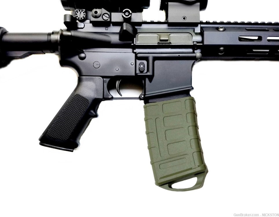 1 Green Rubber Sleeve for AR15 M4 .223 .300blk 5.56mm 30 Round Magazines-img-5