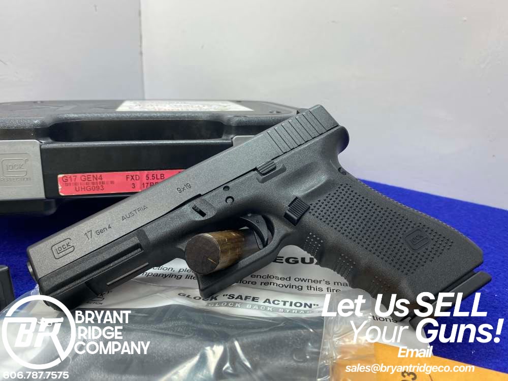 Glock 17 Gen 4 9mm Blk 4.49" *PROVEN & RELIABLE PLATFORM*--img-0