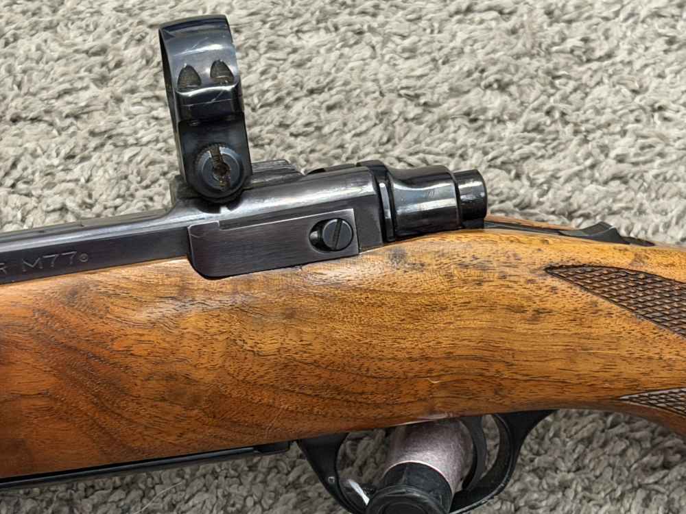 Ruger m77 257 Roberts 22” brl shooter used tang safety 1980 -img-6