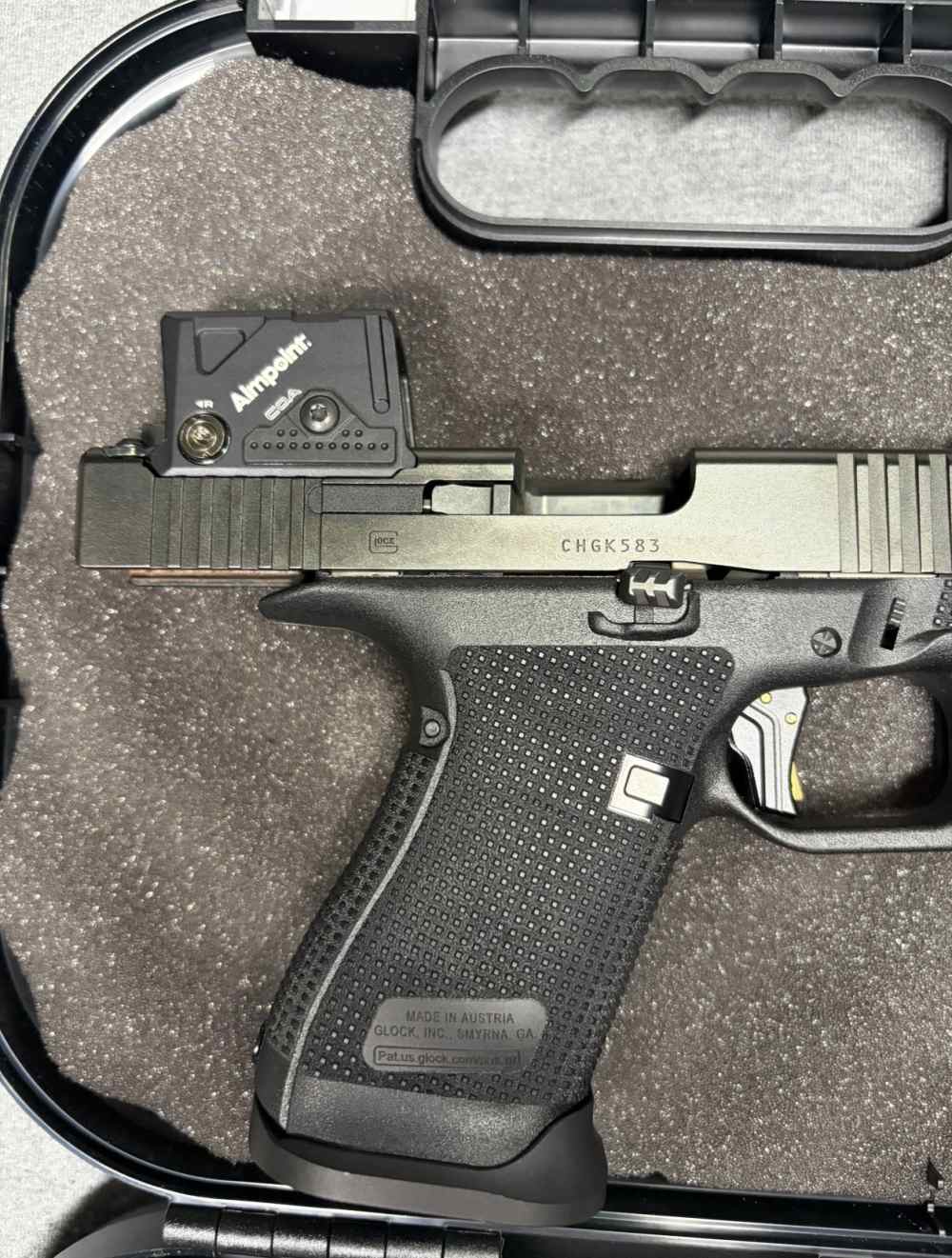 Glock 19 Gen 6 9mm COA Aimpoint Acro Threaded Barrel Custom-img-15