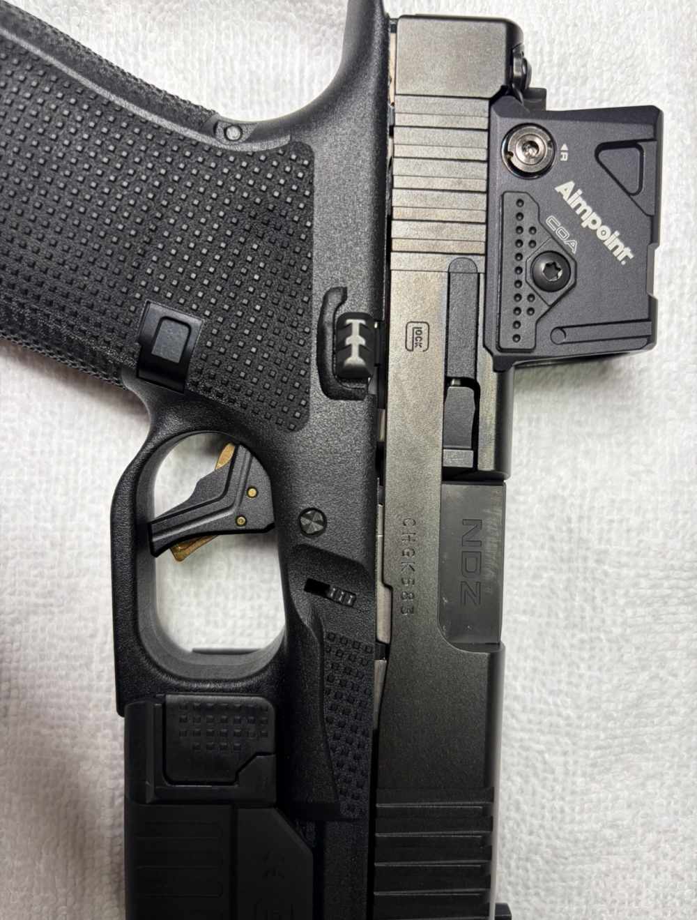 Glock 19 Gen 6 9mm COA Aimpoint Acro Threaded Barrel Custom-img-19