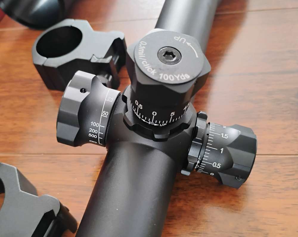 New Old Stock Millett LRS 6-25 x 56 Scope w/35mm rings included Factory New-img-4