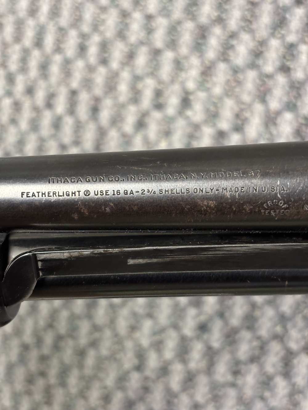 Ithaca model 37 featherlight 16 ga pump action -img-9