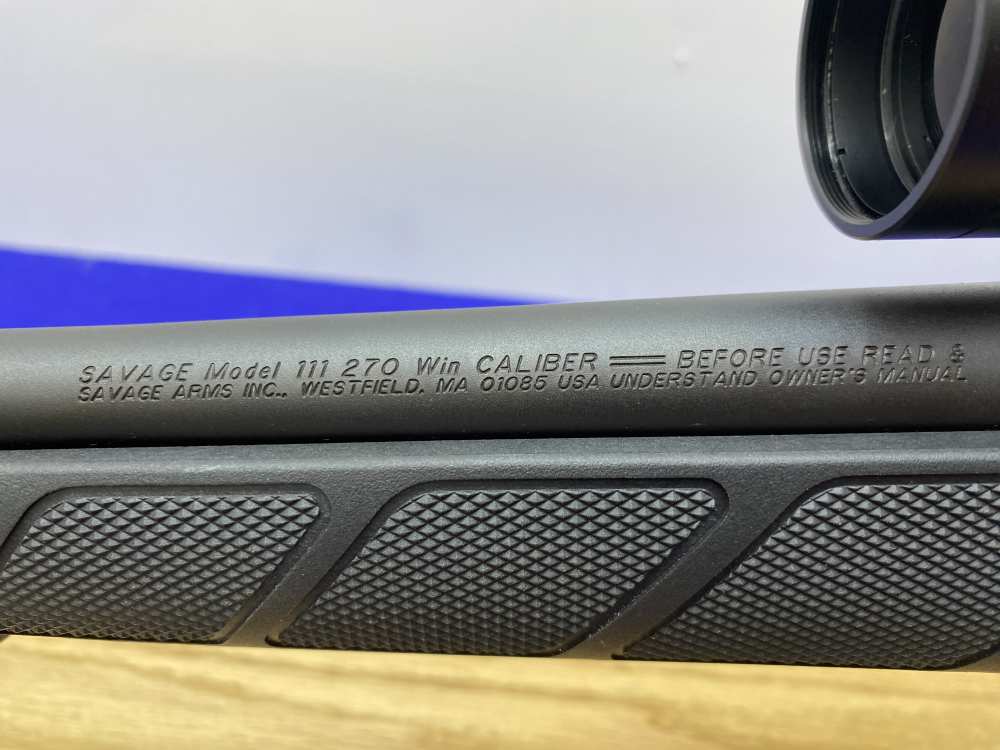 Savage Arms Model 111 .270 Win. Black 24" *INCREDIBLE BOLT-ACTION RIFLE*-img-16