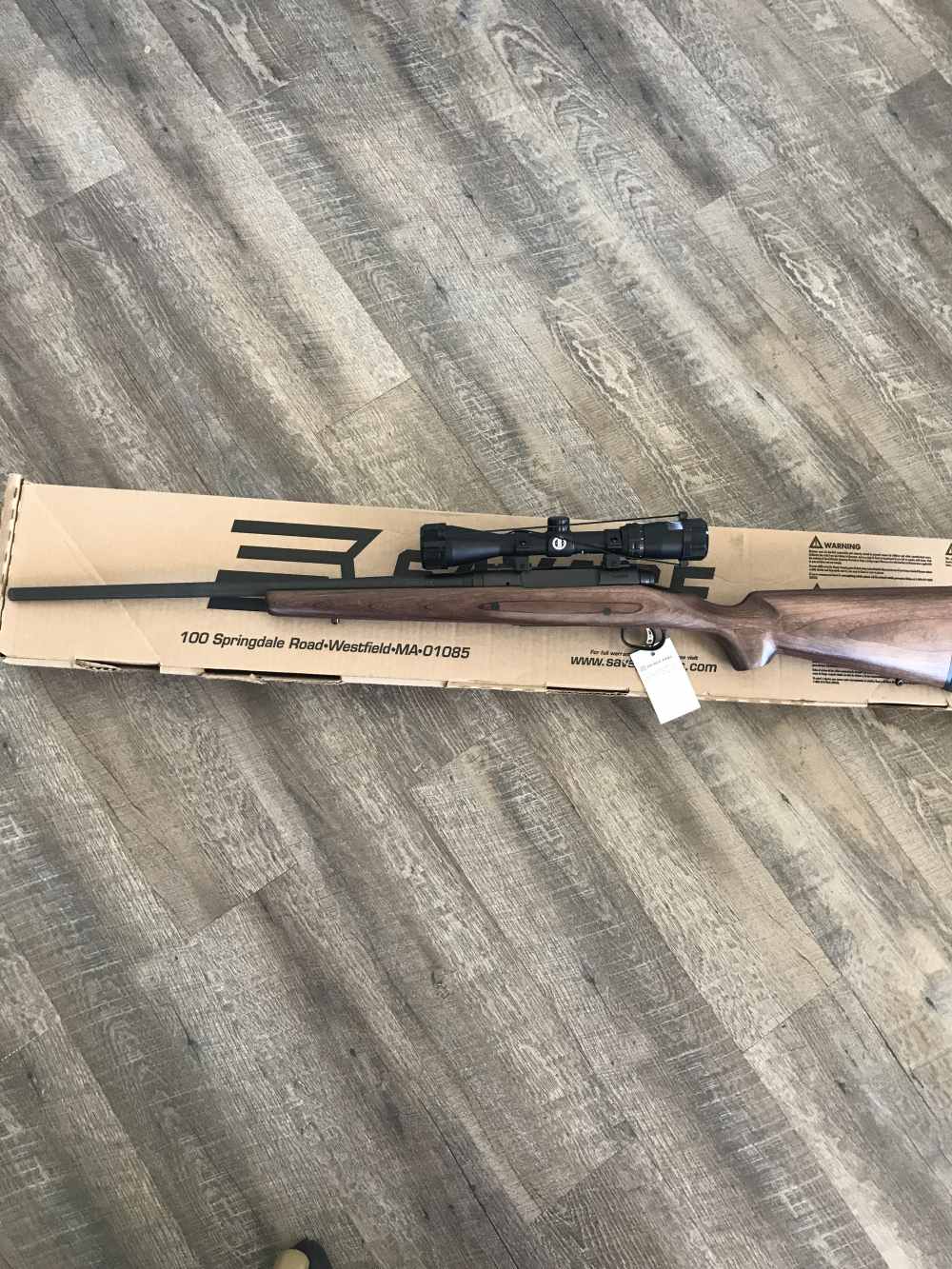 SAVAGE AXIS II XP 243 HARDWOOD 22551 NEW IN BOX!-img-0