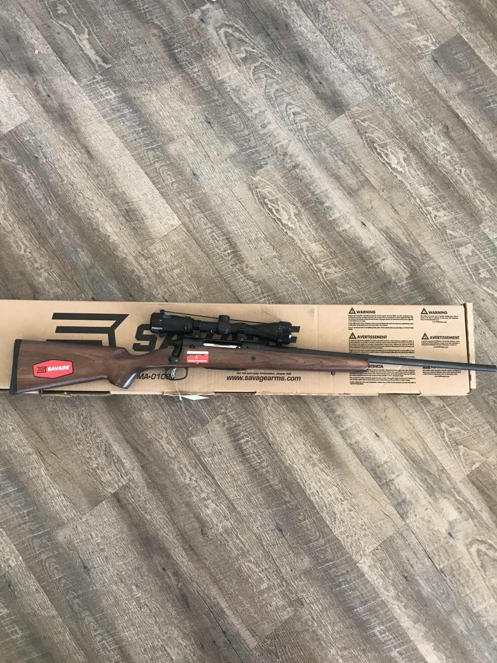 SAVAGE AXIS II XP 243 HARDWOOD 22551 NEW IN BOX!-img-1