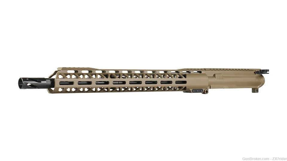 AR-15 7.62x39 16" Complete Upper Receiver with BCG Cerakote FDE-img-1