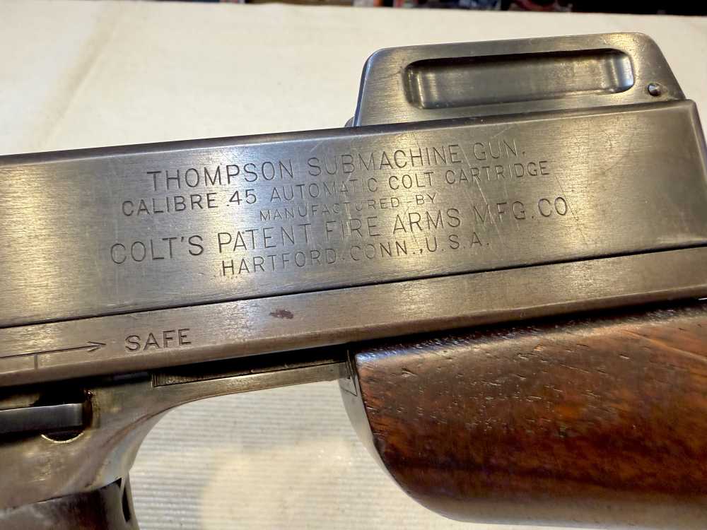 Colt 1921 Tommy from Ohio State Prison 45Acp Trans/NFA/CL 3…Excellent Cond!-img-10