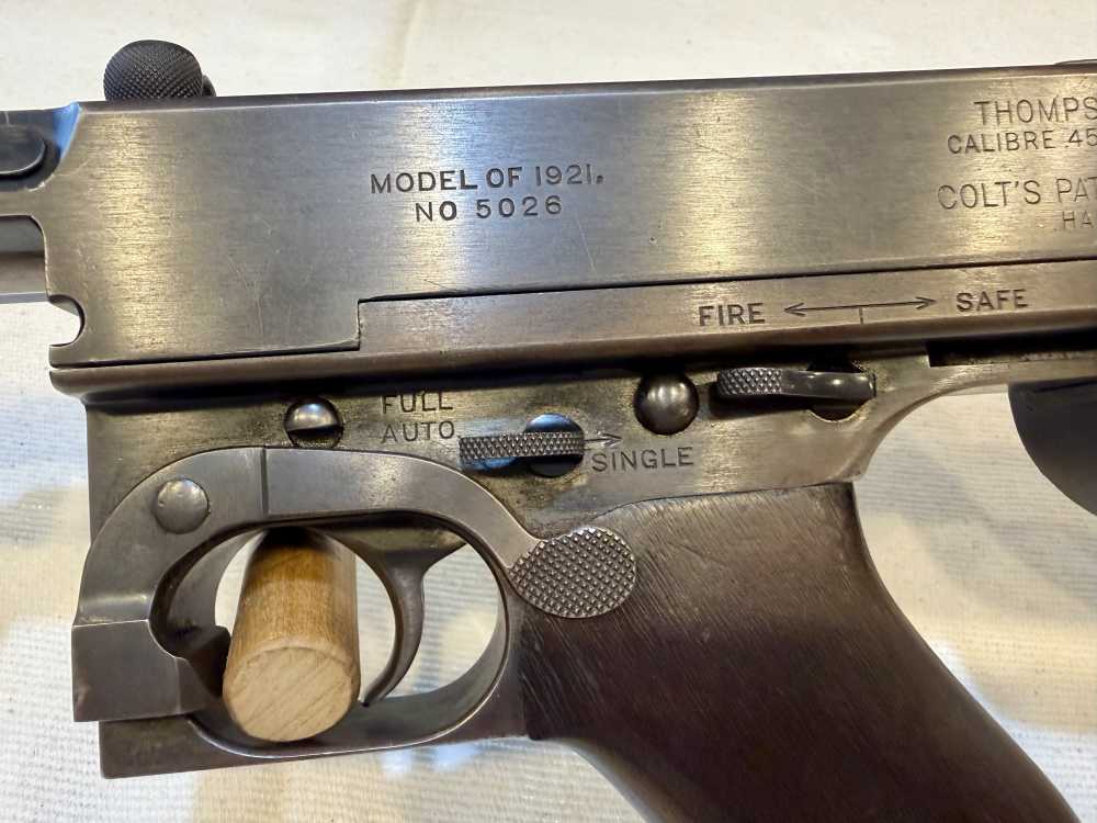 Colt 1921 Tommy from Ohio State Prison 45Acp Trans/NFA/CL 3…Excellent Cond!-img-8
