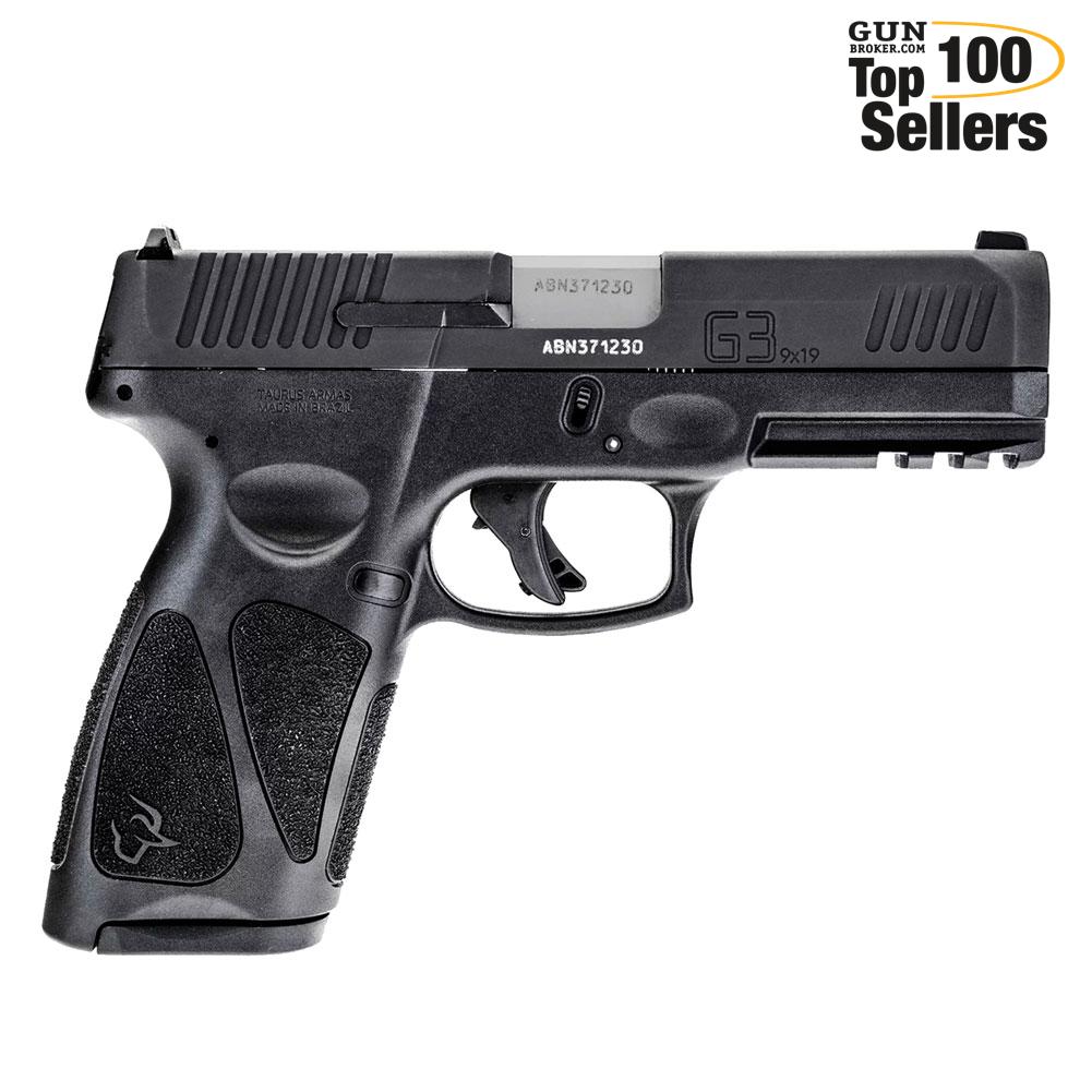 TAURUS G3 9mm Luger 4in 17rd Tenifer Matte Black Pistol (1-G3B941)-img-0