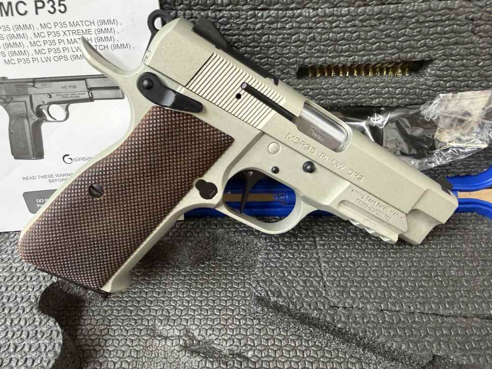 EAA Girsan High Power PI LW 9mm Semi Auto Pistol - 15+1 Rounds | 3.8" Barre-img-2