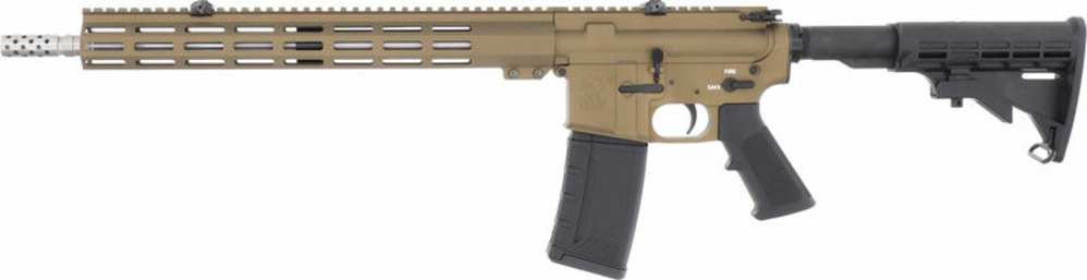 GLFA AR15 RIFLE 223 WYLDE 16" S/S BBL BRONZE-img-1