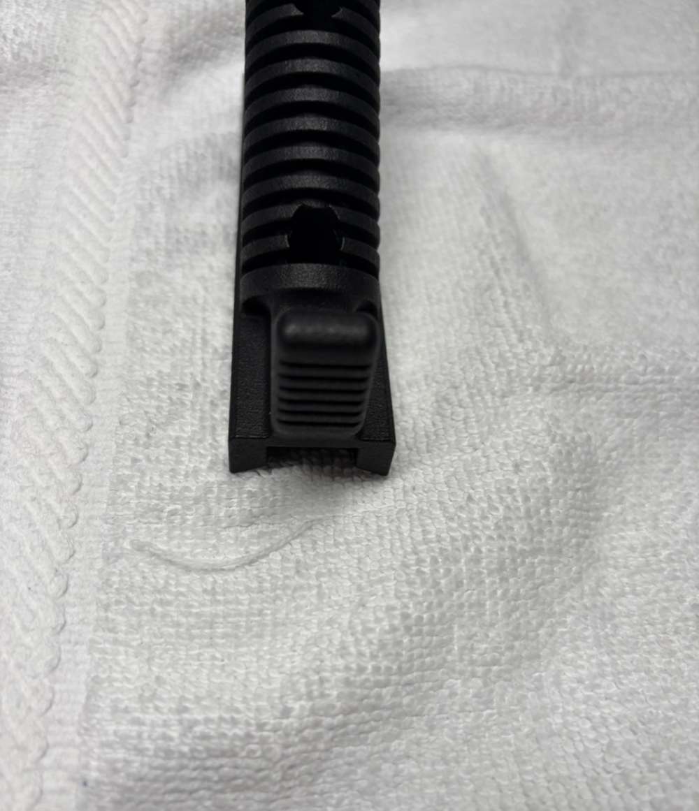 Angled Foregrip Hand Stop Picatinny Mount Black Used-img-2