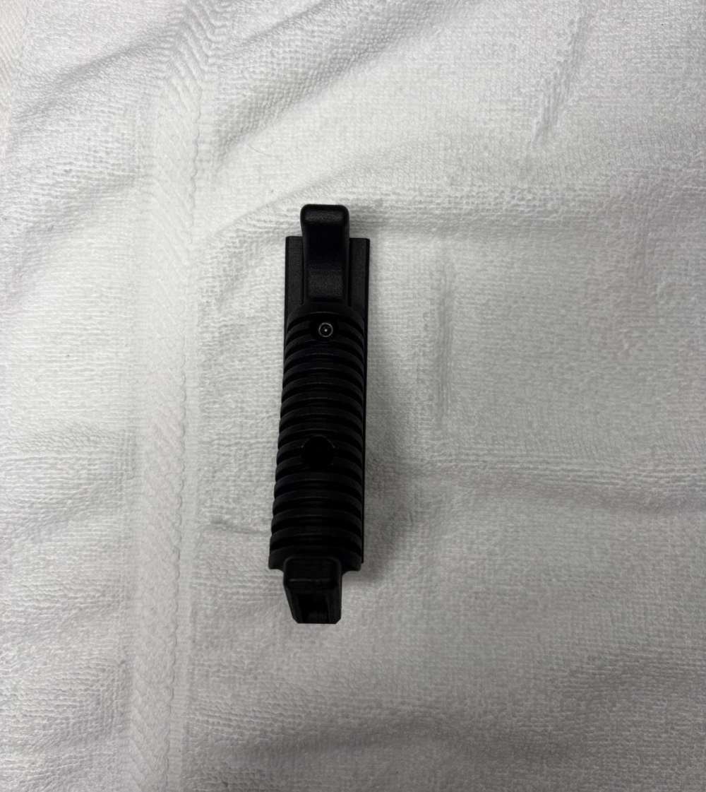 Angled Foregrip Hand Stop Picatinny Mount Black Used-img-0
